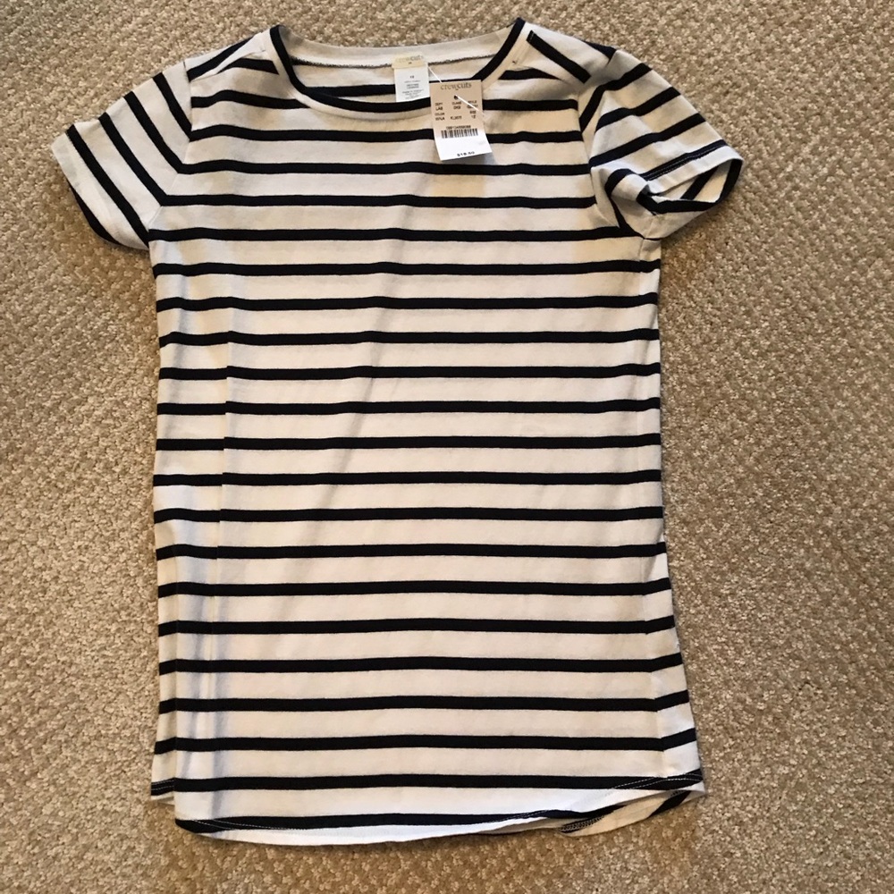 New with tags striped crew cuts shirt